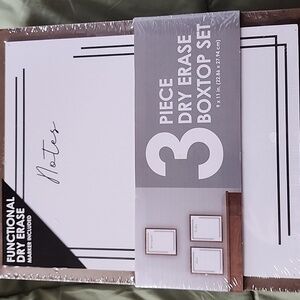 NWT 3 pc Dry Erase Boxtop Set